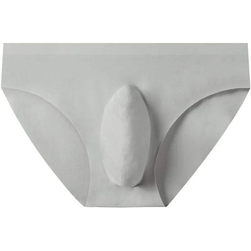 Трусы мужские шелковые ультратонкие дышащие полупрозрачные с низкой талией |