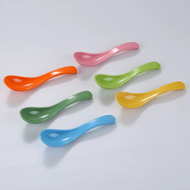 Пластиковая ложка для отеля домашний цветной Меламиновый крючок с длинной