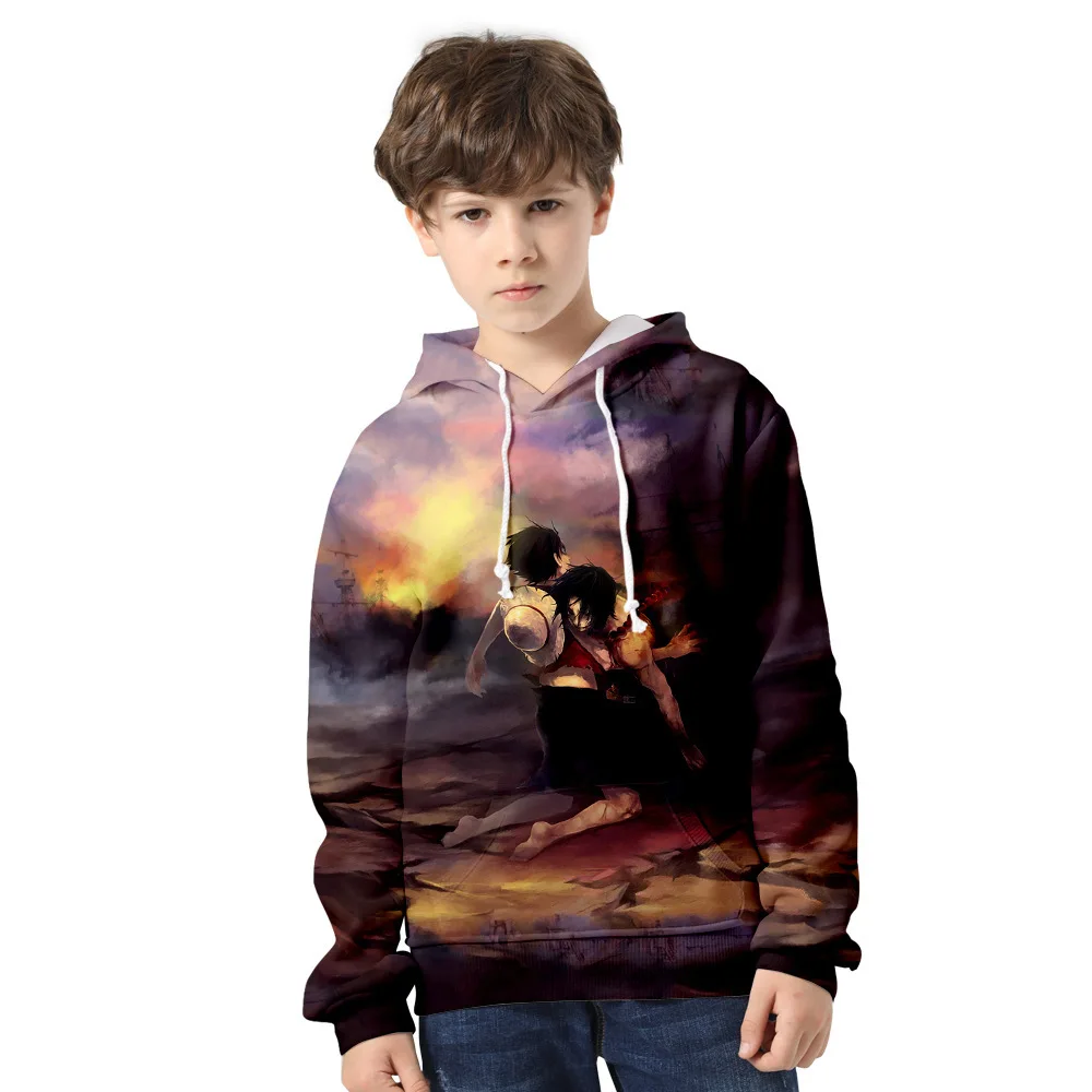 

2021 New ONE PIECE Hoodie Sweatshirt 3D Print Cosplay Costume Autumn Winter Clothes Men/Women Harajuku Pullover