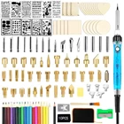 Набор инструментов для работы по дереву, паяльник, ручка Набор форм, гравировка, цветной карандаш