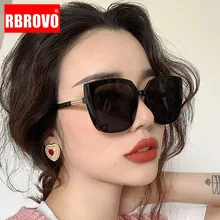 RBROVO Cateye, дизайнерские женские солнцезащитные очки,, высокое качество, Ретро стиль, солнцезащитные очки для женщин, квадратные очки для женщин/мужчин, роскошные Oculos De Sol