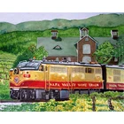 Набор для рисования по номерам на холсте винный поезд, 40 х50 см