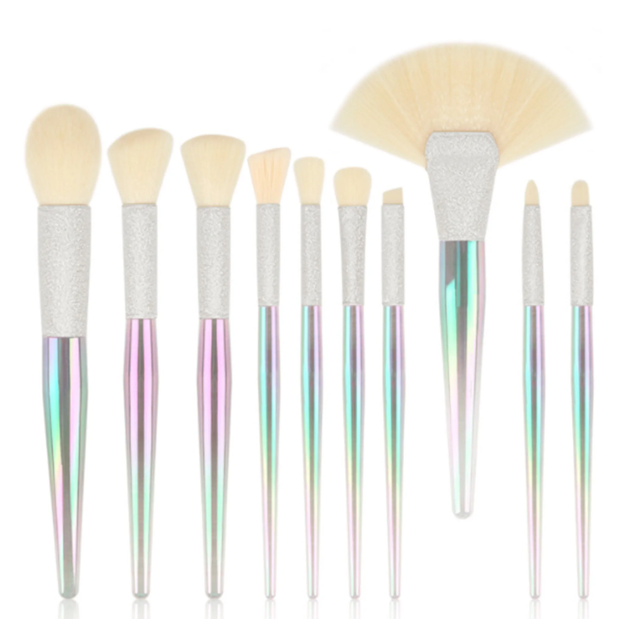 10 шт. прозрачные радужные кисти для макияжа | Красота и здоровье