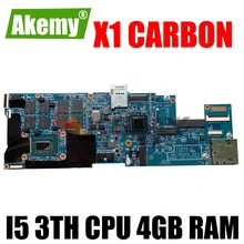 X1 Carbon 1st Gen For Lenovo ThinkPad X1C X1 Carbon 11246-1 LGS-1 48.4RQ16.011 With I5 3th CPU 4GB RAM 100% fully tested
