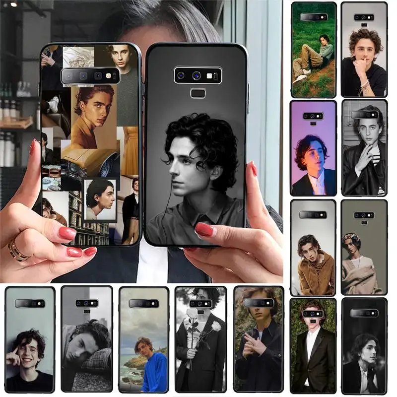 

FHNBLJ Timothee Chalamet Phone Case For Samsung Galaxy S20 S10 Plus S10E S5 S6 S7edge S8 S9 S9Plus S10lite 2020