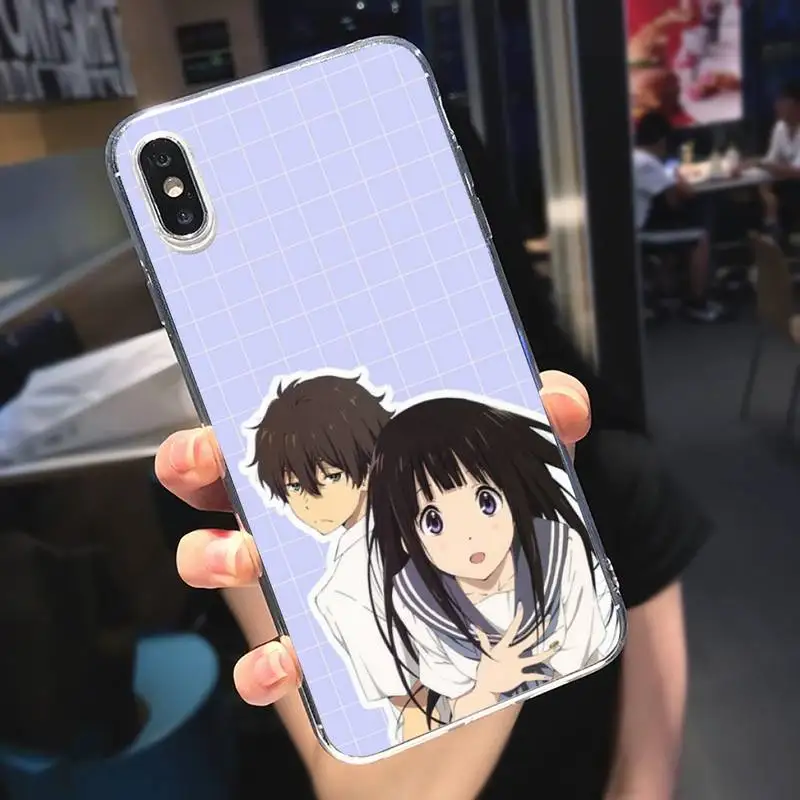 

Hyouka Japan anime Phone Case Transparent soft For iphone 5 5s 5c se 6 6s 7 8 11 12 plus mini x xs xr pro max