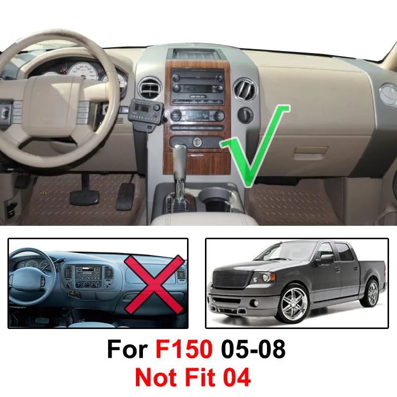 Xukey коврик для приборной панели Защита от Солнца Чехол Ford F150 F 150 2004 2005 2006 2007