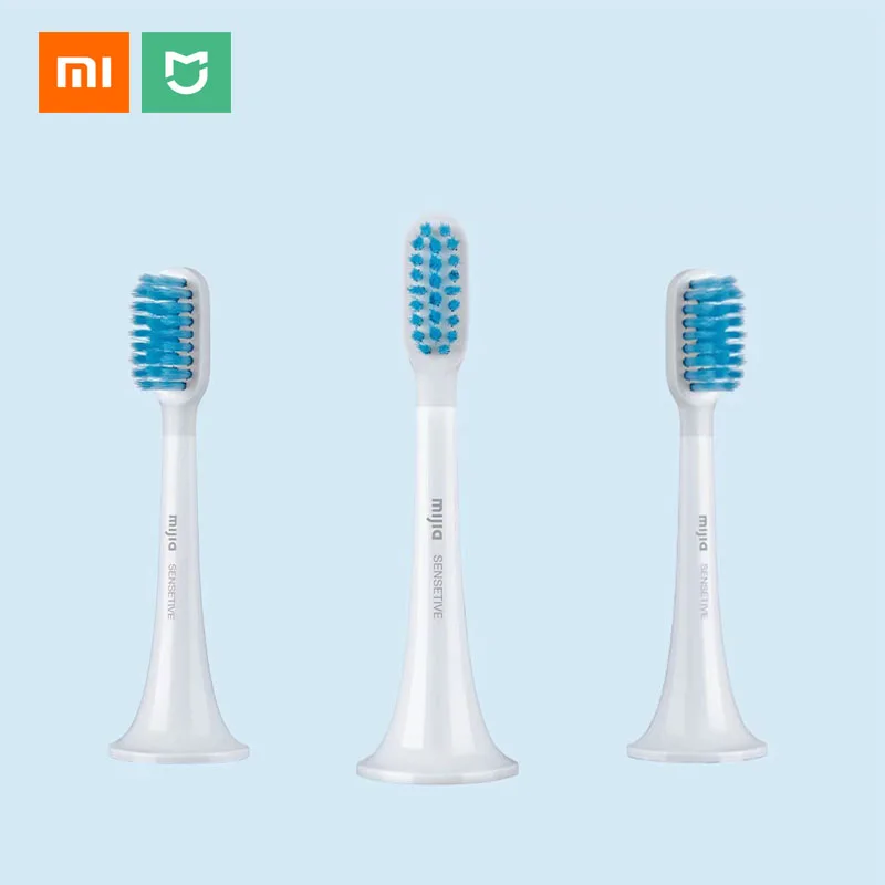 Xiaomi MIJIA 3 шт. звуковая электрическая зубная щетка с чувствительным типом умная для