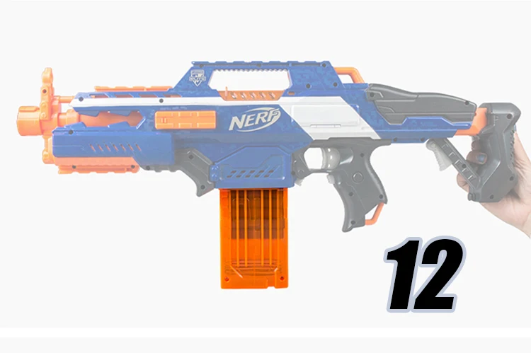 6-12-18 оранжевый Перезагрузка клип для Nerf журнал круглый Дартс Замена игрушечный пистолет обойма для мягких пуль для Nerf Blaster arma de brinquedo