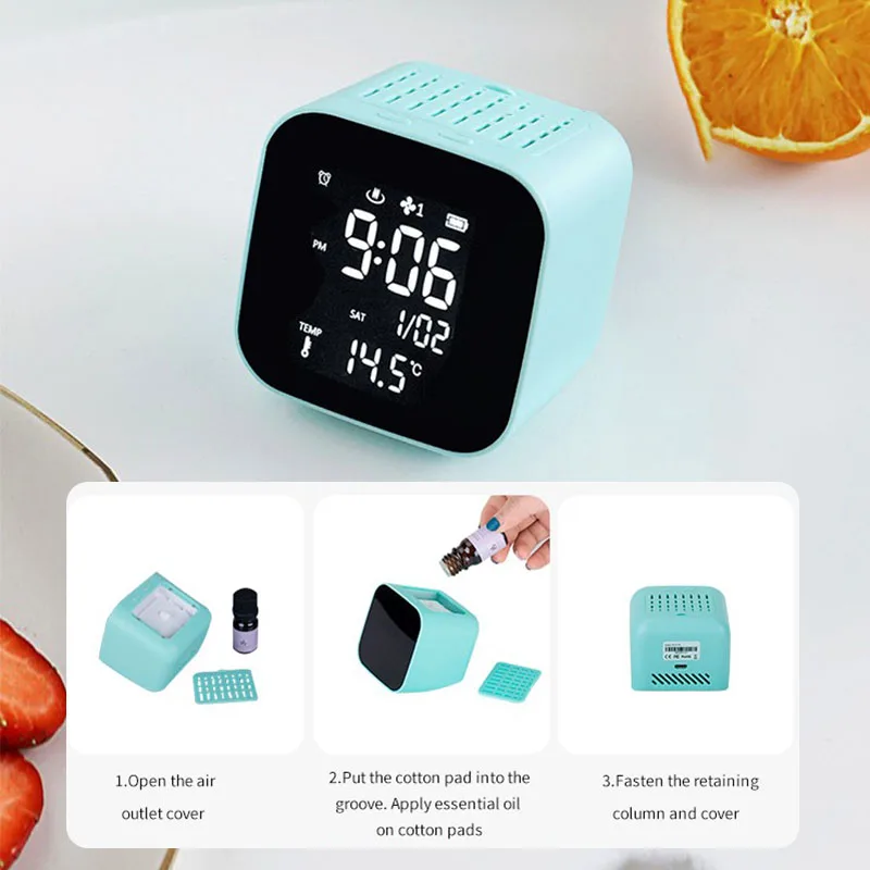 Диффузор для эфирных масел будильник функция повтора ароматерапия увлажнитель