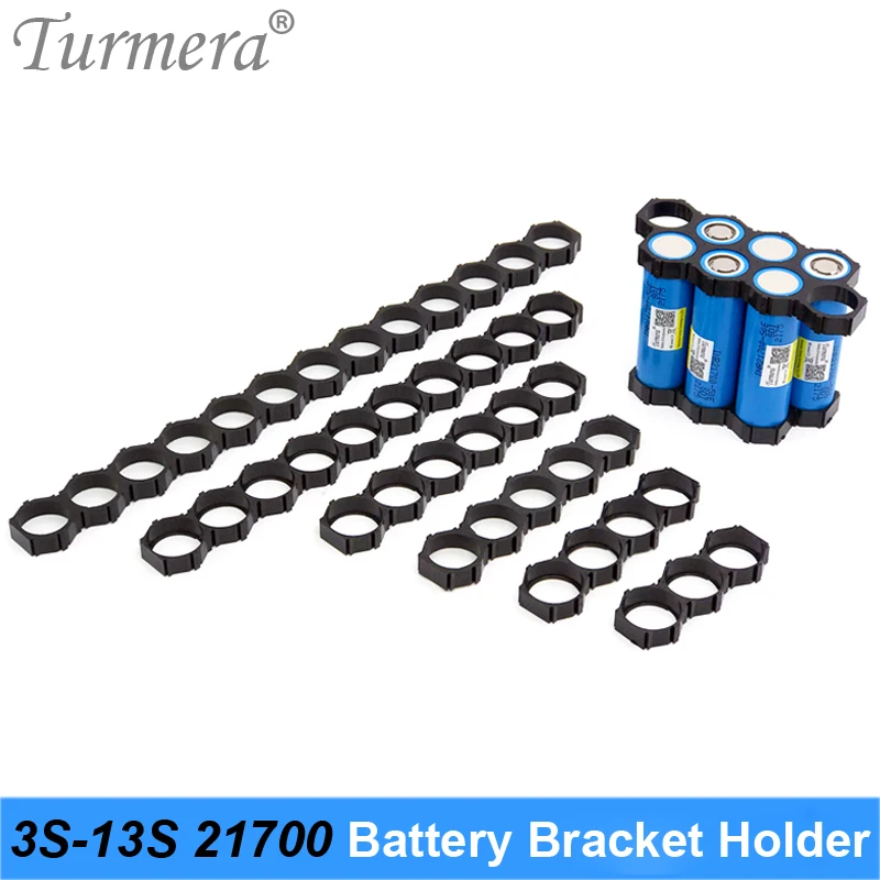 

Turmera 10Piece 21700 Battery Holder Bracket 21700 Spacer 3S 4S 5S 6S 10S 13S Assemble for 36V 48V Electric Bike Lithium Battery