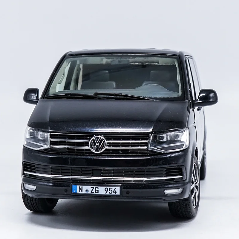 Классическая Подлинная модель автомобиля 1:18 NZG VW T6 Multivan литая металлическая MPV с