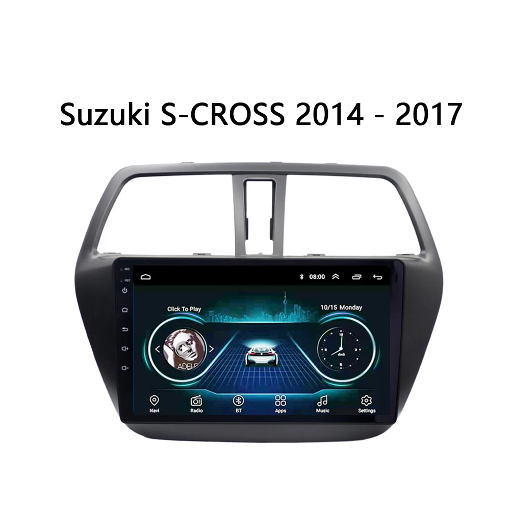 car DVD player For Suzuki S-CROSS Car Radio 2014-2017 Multimedia system Video MP5 GPS Navigator Support Bluetooth 1 din Android |