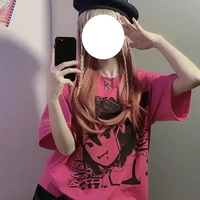 anime tshirt girl harajuku woman clothes fashion graphic summer tops for women japanese streetwear short sleeve woman t shirt
