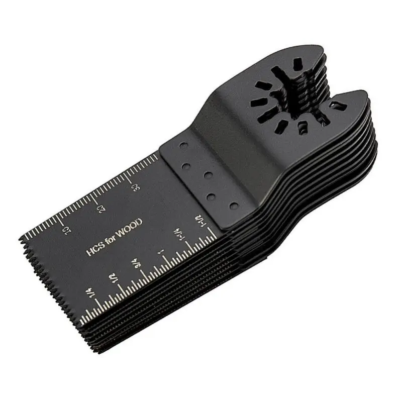 

34mm Universal Saw Blade Set Oscillating Multi Tool Straight Scale Multitools Cutting Wood Saw Blades For Fein Multimaster Power