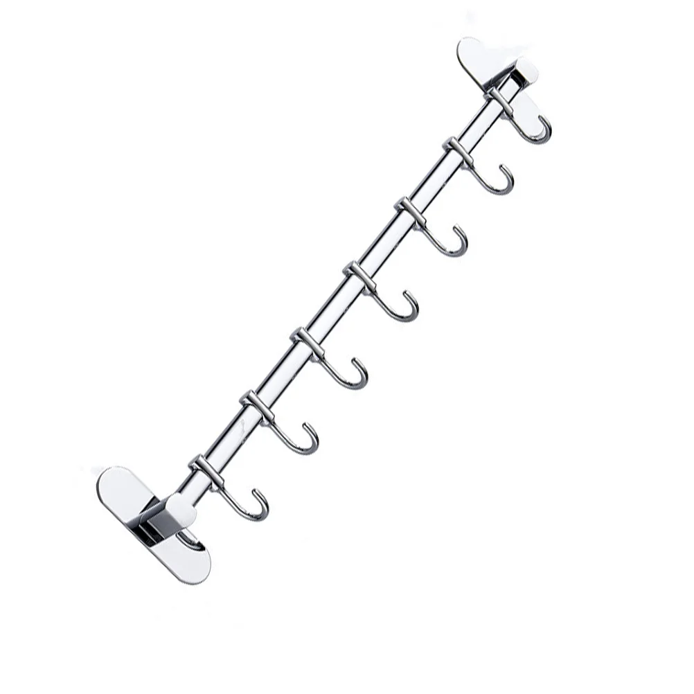 

1 Pc Punching-free Storage Hook Kitchen Movable Hook Wall-mounted Row Hook