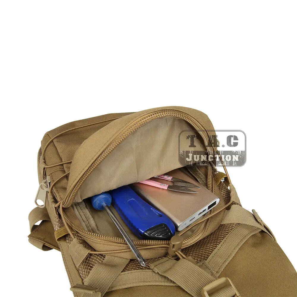 

Tactical 3L Hydration Pack Pouch Runner Rucksack Sports Backpack Water Bladder For Hunting Shooting Outdoor Hiking