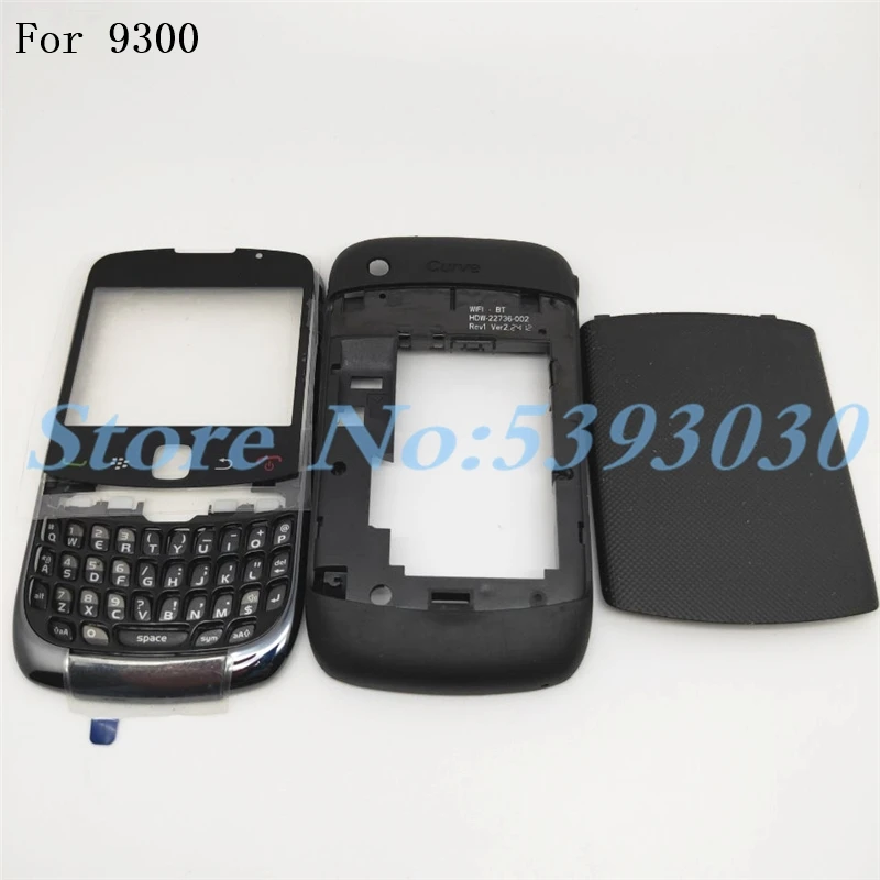 Высококачественный полный комплект корпусов для Blackberry Curve 9300 чехол-накладка на