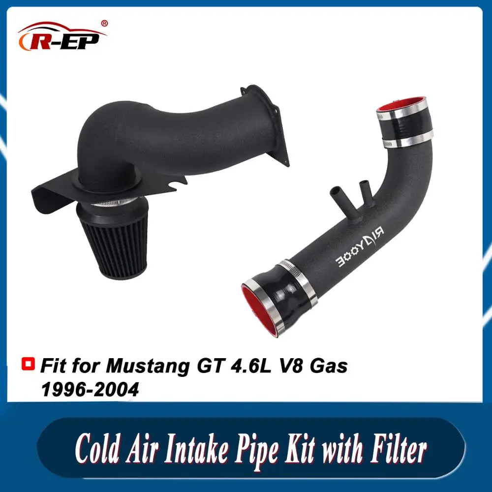 

Fit for Ford Mustang GT 4.6L V8 Gas 1996-2004 Turbo Air Intake Pipe Kit with Filter Supercharger induction Car Modification
