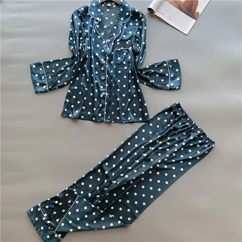 Весенние новые модные пижамы с фруктовым принтом женские атласные сексуальные