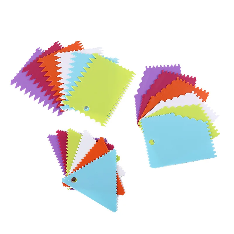 Пластиковый Кондитерский Резак из трех частей шпатели для торта Скребок теста