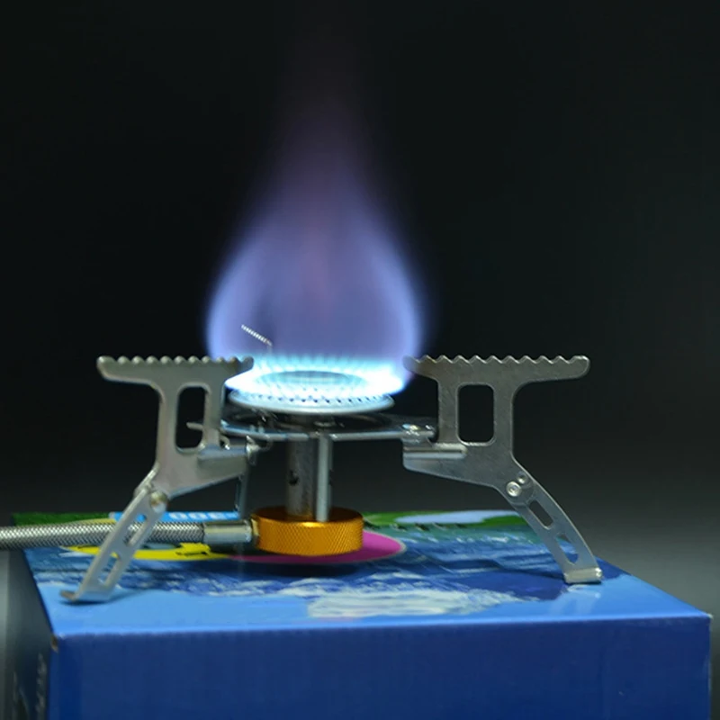 

Outdoor Gas Stove Camping Gas burner Folding Electronic Stove hiking Portable Foldable Split Stoves 3000W