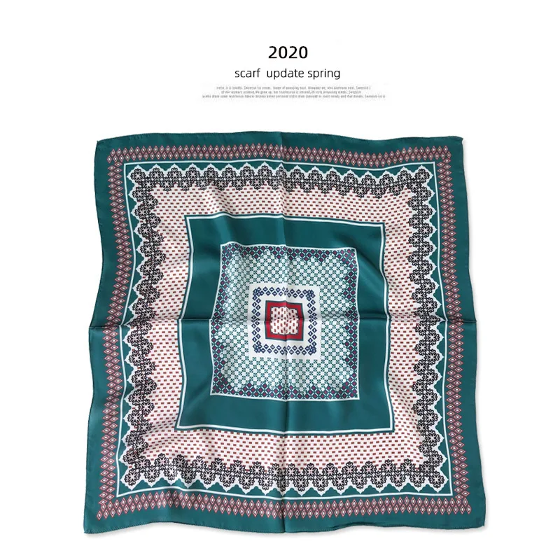 

2020 Hot 100% Mulberry Silk Scarf Hijab Square Scarves Hijab Brand Female Bandana Foulard Poncho Pashmina Shawls Scarfs