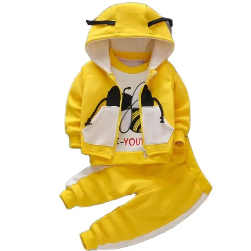 Куртка на молнии с капюшоном и штаны для мальчиков девочек Осень-зима 2021 | Детская