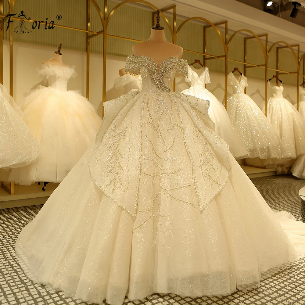 

Реальный образец, Vestido De Noiva 2021, роскошное бальное платье, бриллиантовое официальное свадебное платье со шлейфом