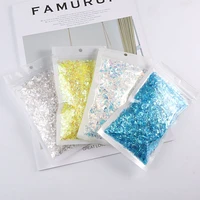 20g shell paper candy paper fragments sequins cellophane colorful slime crystal clay drops glue glitter nail diy manual material