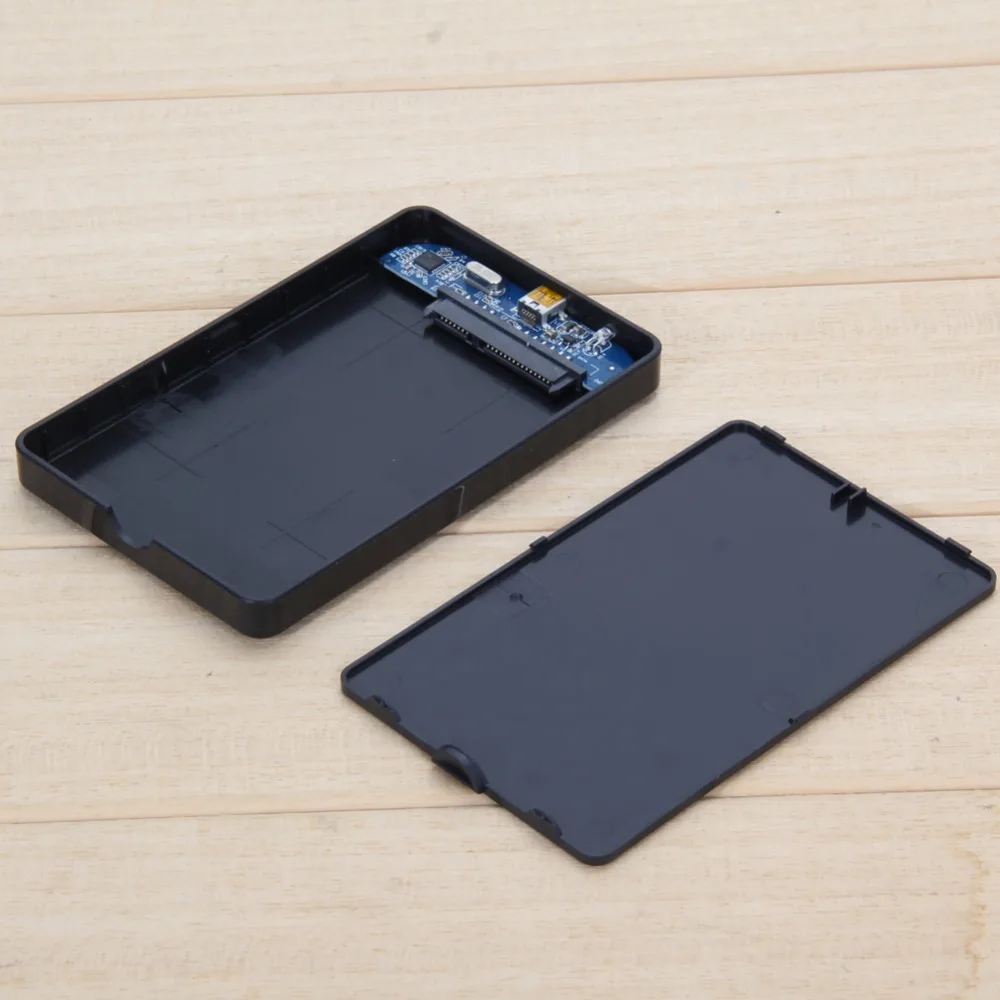 2,5 дюймов USB 3,0 SATA адаптар для жестких дисков 5 Гбит/с внешний жесткий диск USB жесткий диск sata дисков Корпус для внешнего жесткого диска ssd-бокс w/с откидной крышкой