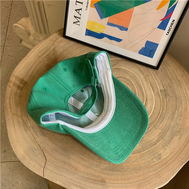 Бейсболки Foux Женские С Вышивкой Букв милые дизайнерские регулируемые кепки от