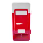 Портативный холодильник с USB-портом, морозильник, холодильник для напитков, Косметический Охладитель, подогреватель