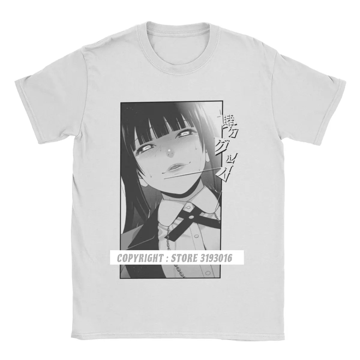 

Brand New Men T-Shirt Kakegurui Yumeko Jabami 3D T Shirt Anime Momobami Gambling Saotome Kirari Poker Gambler Tshirts