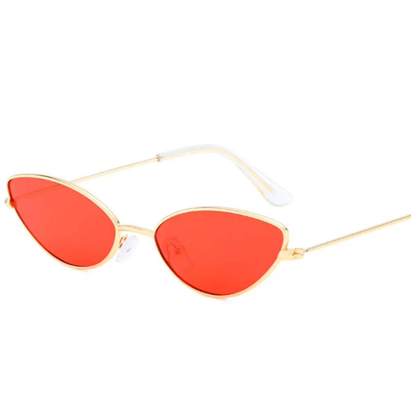Cute Sexy Ladies Cat Eye Sunglasses Women Metal Frame Fashion Vintage Gradient Sun Glasses For Female UV400 Shades