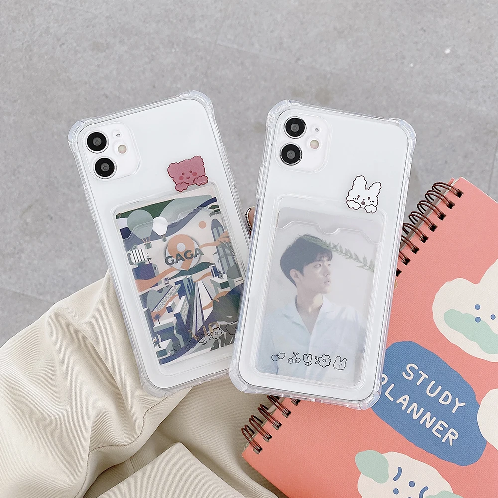 Чехол-бумажник для Xiaomi Mi 11 Lite 9T Pro с мультяшным принтом мягкий футляр карт