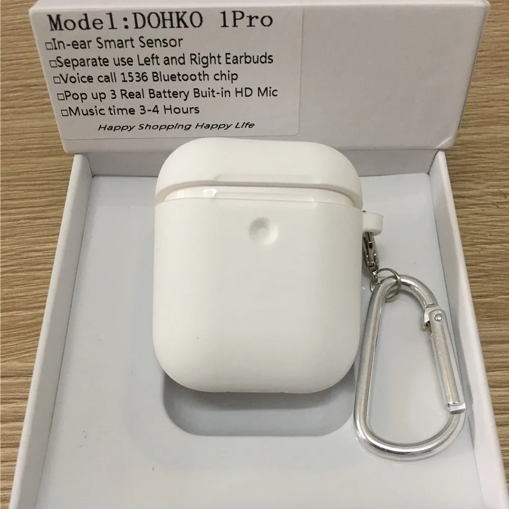 DOHKO 1 PRO оригинальная bluetooth-гарнитура, наушники, беспроводная гарнитура для Iphone Android 7/8/PLUS X xs Max PK i200 i100000 I9000 tws