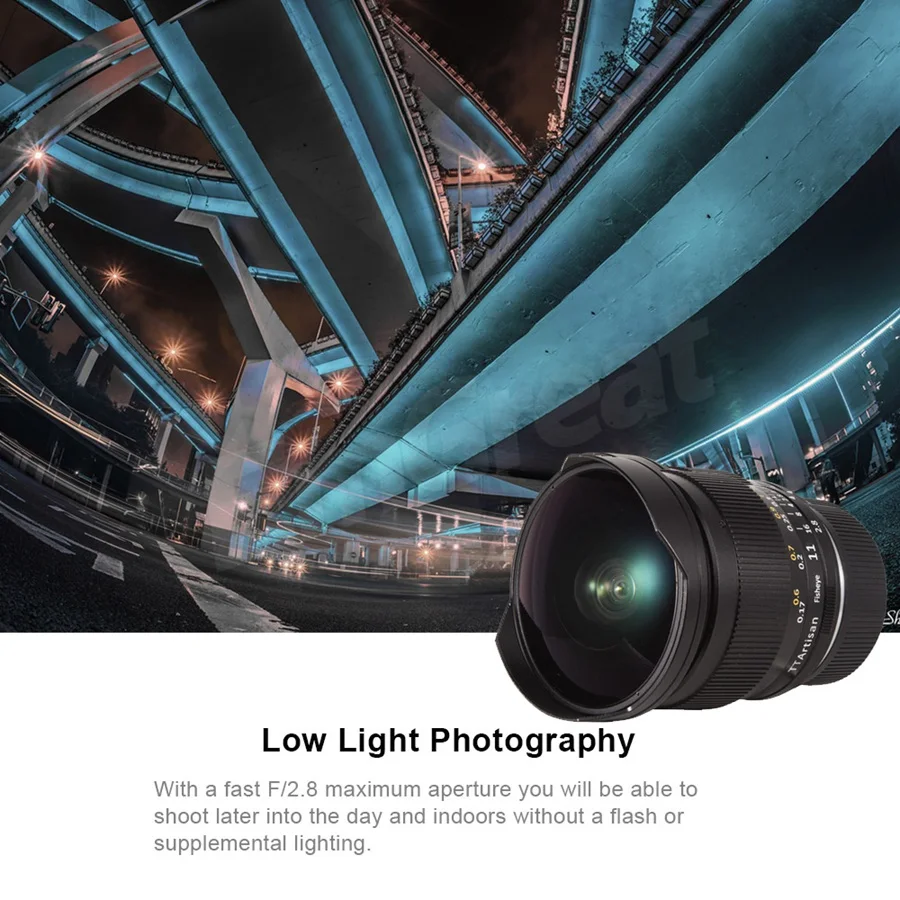 TTArtisan Full Fame 11 мм F2.8 ультра-Широкий Рыбий глаз ручной объектив E mount для Sony A7II A7RII A6600