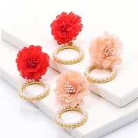 wholesale 2021 korean new colorful metal flower shaped earrings for women sweet flower geometric round brincos gift