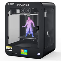 r3d mini fdm 3d printer high precison hd touch sreen with all metal enclosed desktop printing size 150 x 150 x 220 mm