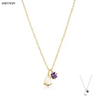 Подвеска ANDYWEN из серебра 925 пробы в виде современного шампанского