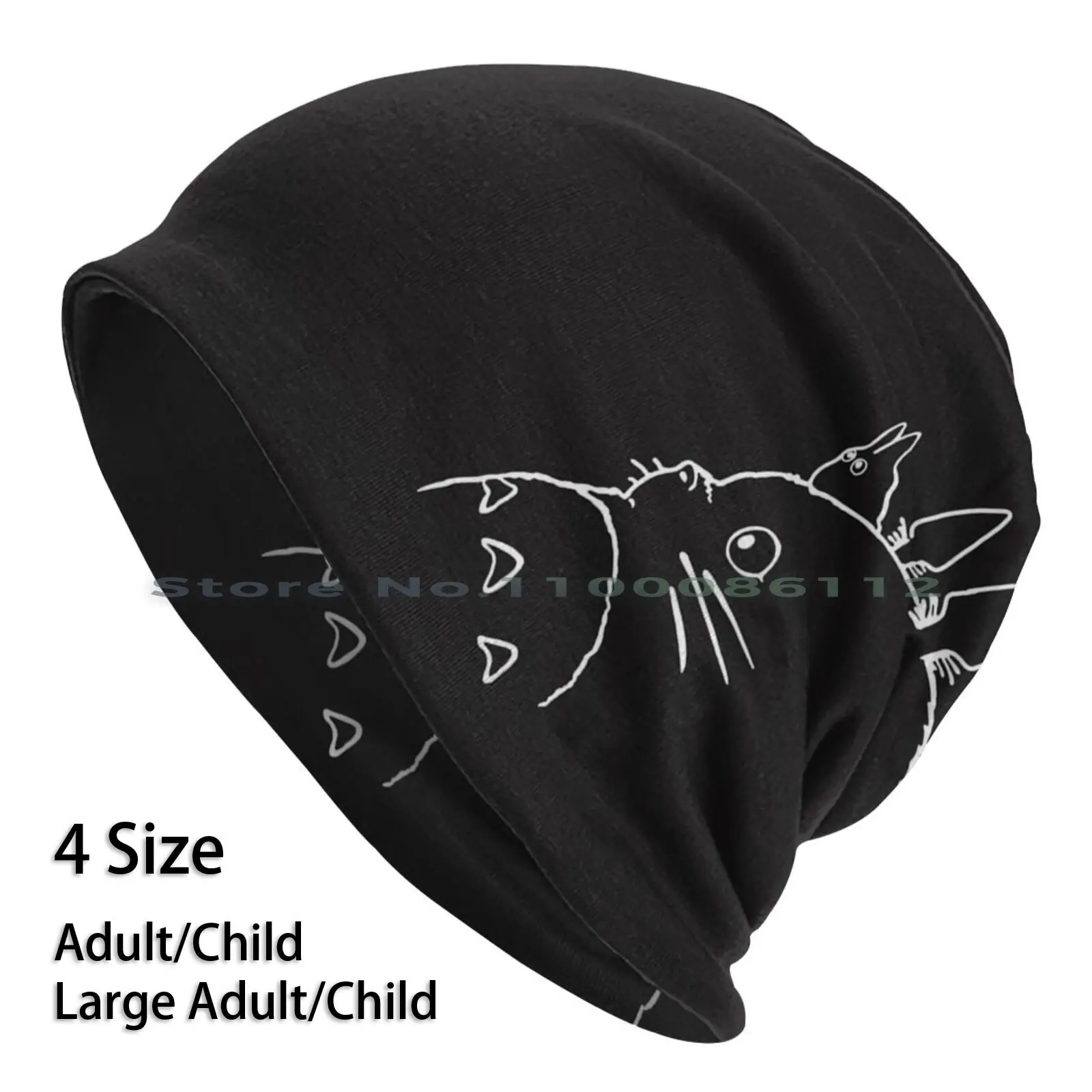 

Totoro Studio Ghibli Drawing Beanies Knit Hat Totoro Cute Studio Ghibli Japanese Brimless Knitted Hat Skullcap Gift Casual