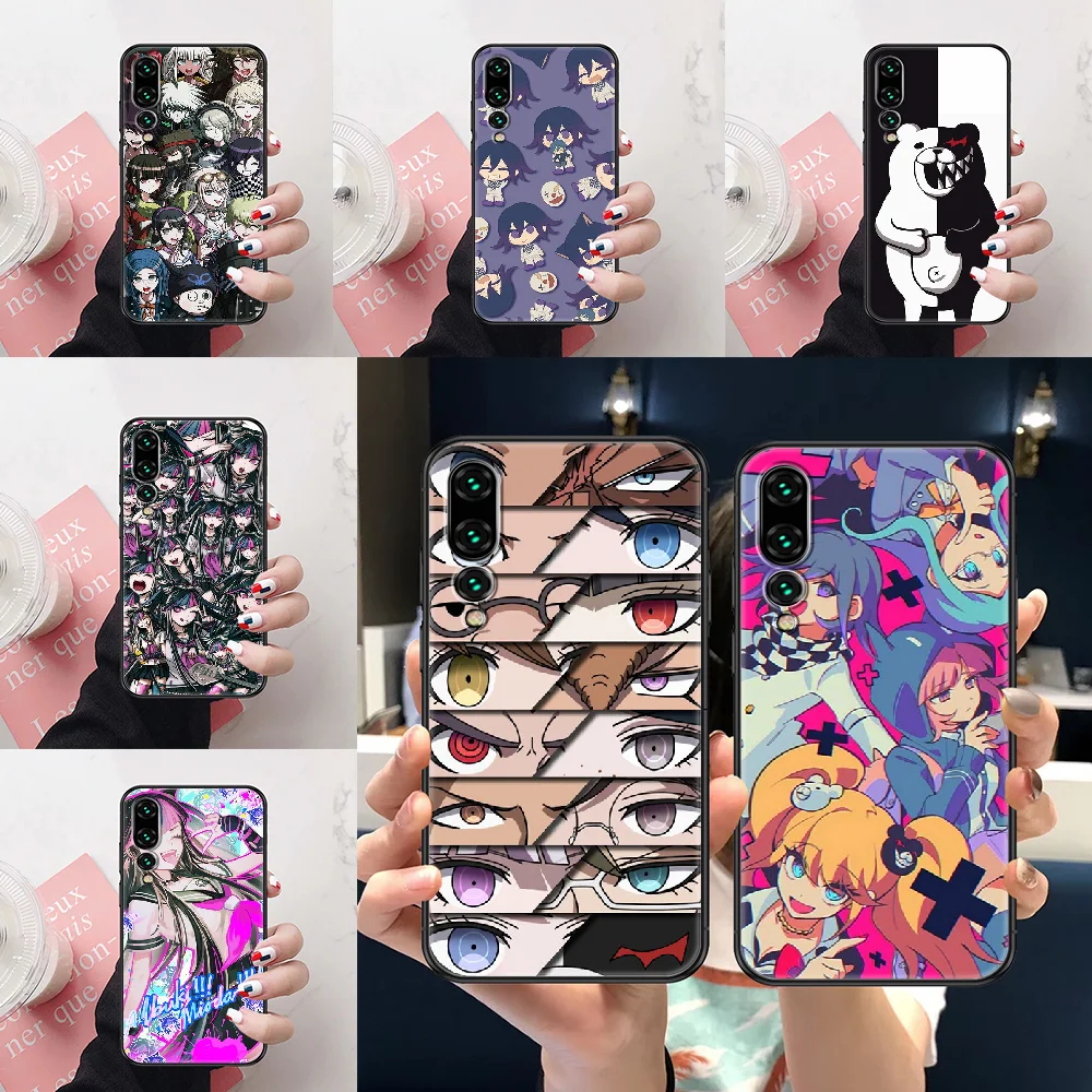 Чехол для телефона Danganronpa monokuma Mioda Ibuki Huawei P Mate P10 P20 P30 P40 10 20 Smart Z Pro Lite мягкий черный