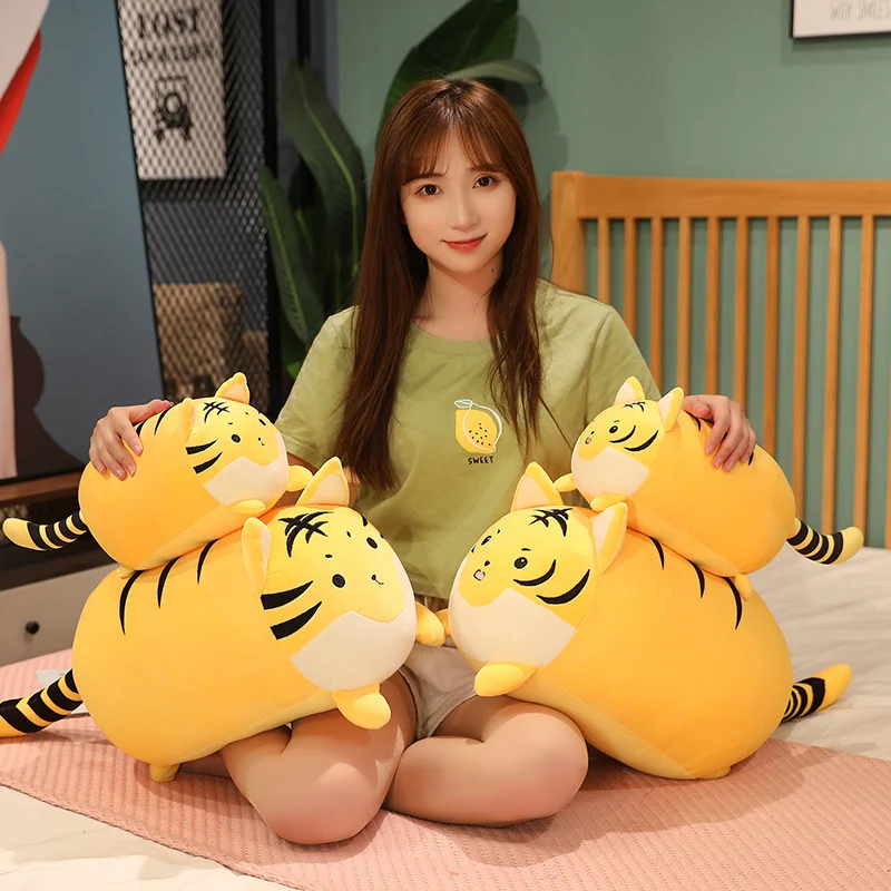 30/50 см мягкая плюшевая игрушка круглый тигр плюшевый декоративная подушка Зебра