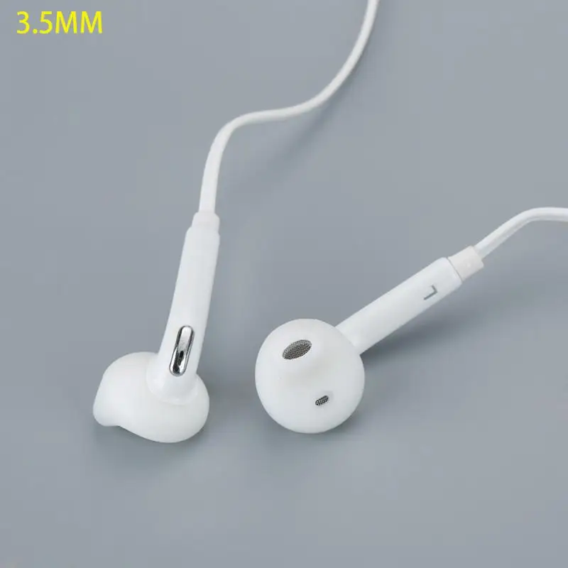

3.5mm Wired Earphones Sport Headset 1.2M In Ear HiFi Bass Stereo With Microphone Earbuds For Samsung Huawei Xiaomi Vivo Oppo