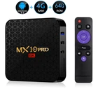 ТВ-приставка MX10 PRO, Android 9,0, 4 + 64 ГБ, Wi-Fi, Allwinner H6, 4 ядра, USB 3,0, 4K, 6K, медиаплеер