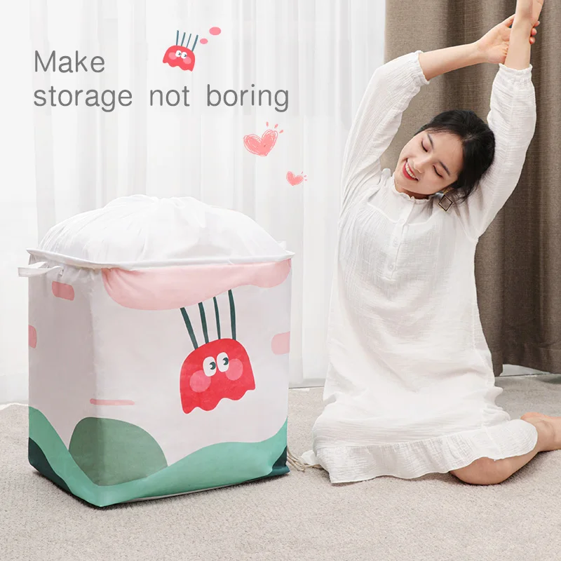 Сумка для хранения стеганых одеял вместительный складной мешок одежды и сбора