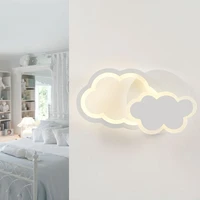 simple cloud wall lamp nordic living room bedroom aisle small room led ceiling lamp children bedside lights decoration