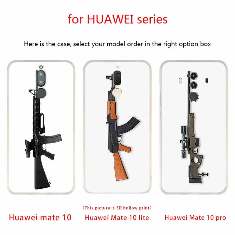 Мягкий силиконовый чехол pubg gun Для Huawei Mate 30 20 10 Lite pro 20X 30lite Cover nova 5i 5z 4 3 3i Fashion Cases |