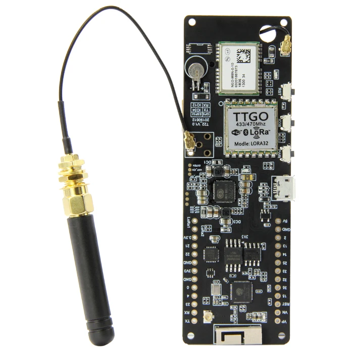 TTGO t-луч 433 МГц/868 МГц/915 МГц ESP32 WiFi беспроводной Bluetooth модуль ESP 32 gps NEO-M8N IPEX LORA 32 18650 Держатель батареи